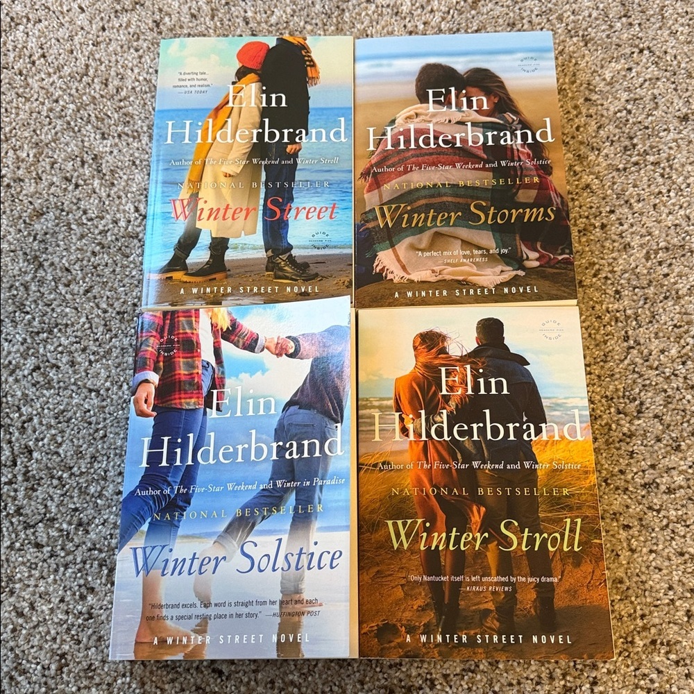 Elin Hilderbrand Winter Street Series Book Set of 4 - Picture 1 of 2